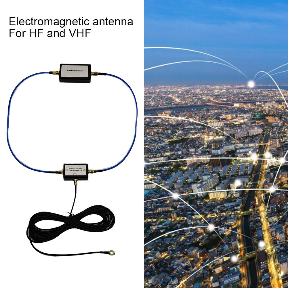YouLoop Portable Passive Magnetic Loop Antenna with Low Loss Broadband BALU