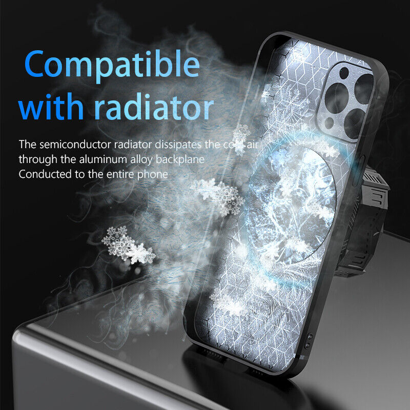 #A Magnetic Coolers Game Accessories Heat Sink Expend Anti-drop Phone Case for H