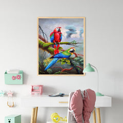 #A Animal Oil Paint By Numbers Kit DIY Acrylic Painting on Canvas Wall Art Pictu