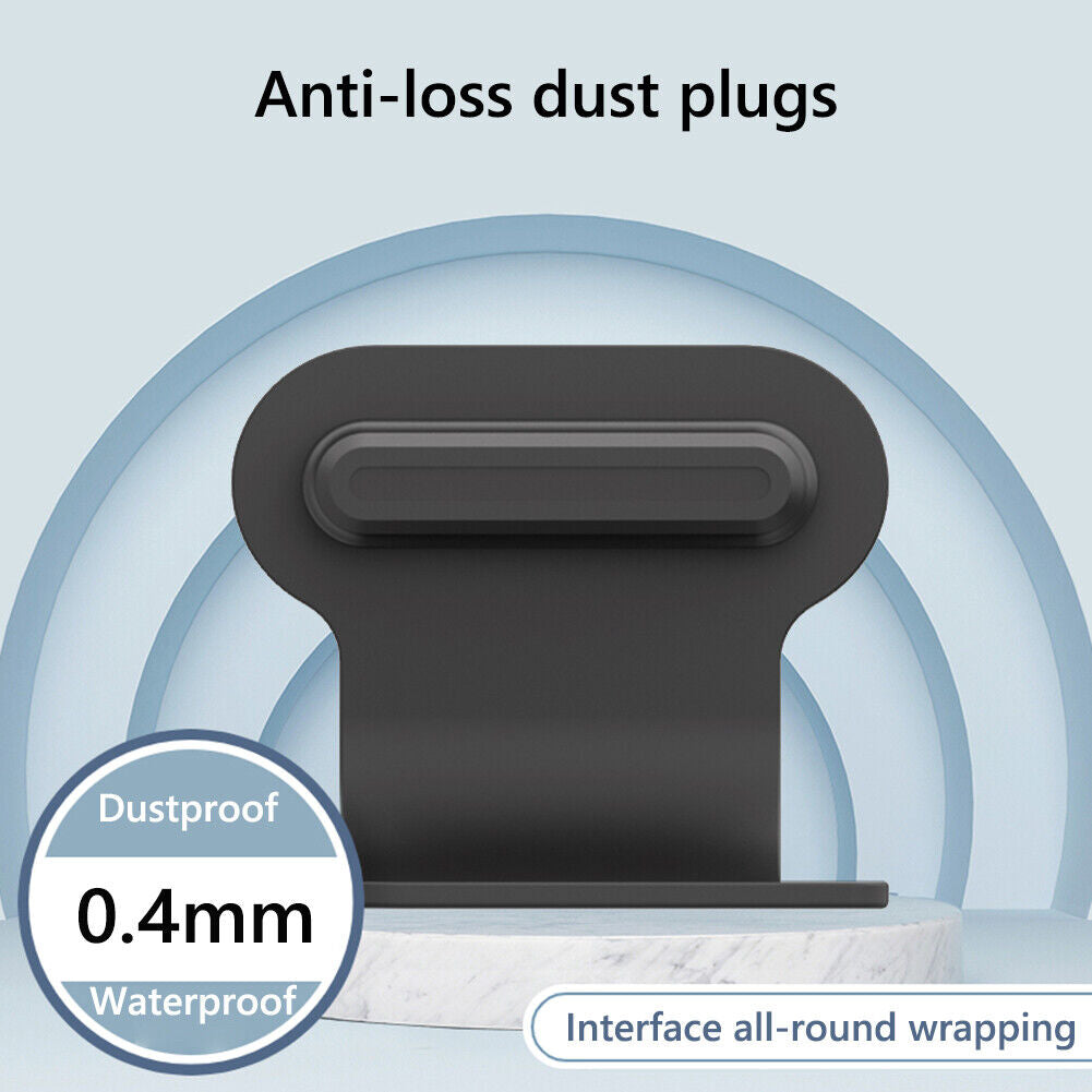 #A Phone Dustproof Plug Integrated Anti-lost Plug Charging Port Silicone Protect