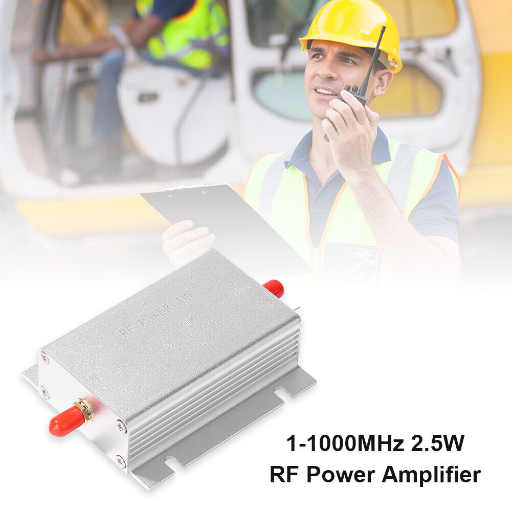1-1000MHz 2.5W HF VHF UHF FM Transmitter RF Power Amplifier Amp for Ham Rad