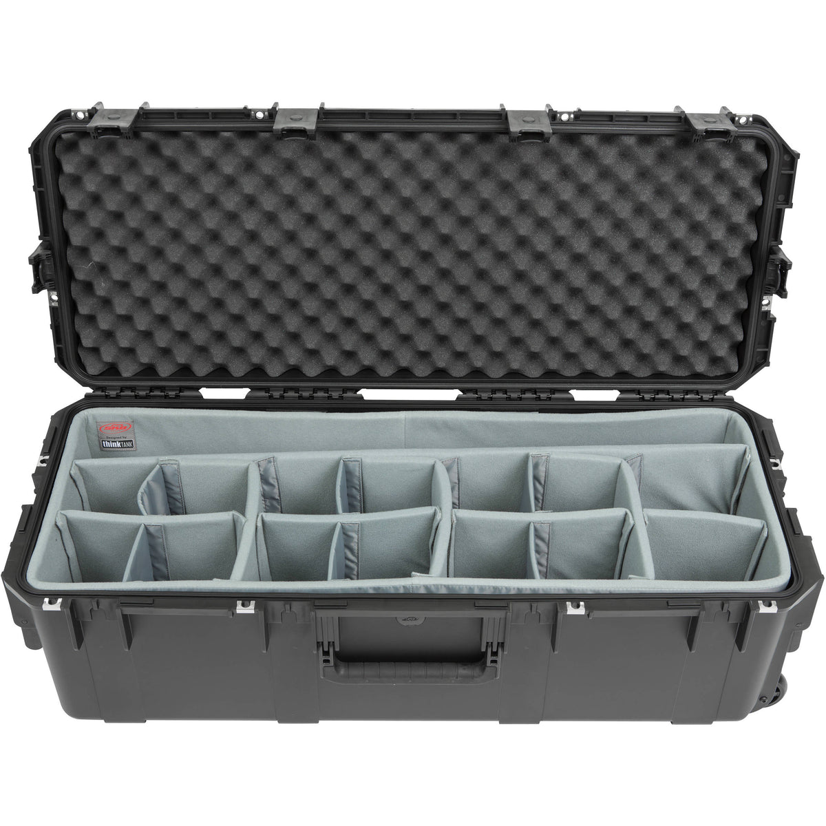 SKB iSeries 3613-12 Case with Think Tank-Designed Lighting/Stand Dividers &Lid Foam (Black)